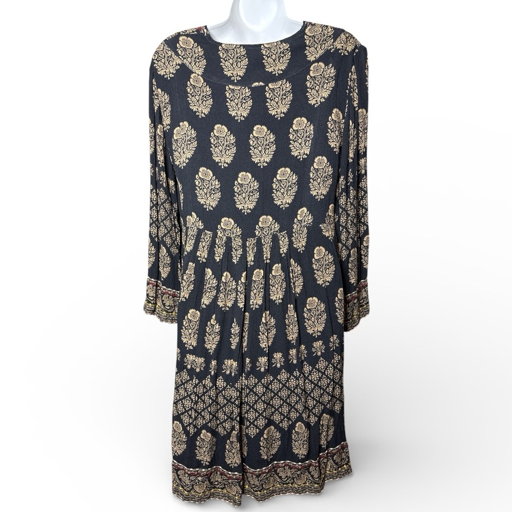 Maeve Anthropologie Avalon Dress Women XS Oversized Boho Shift Gypsy Festival - Picture 4 of 12
